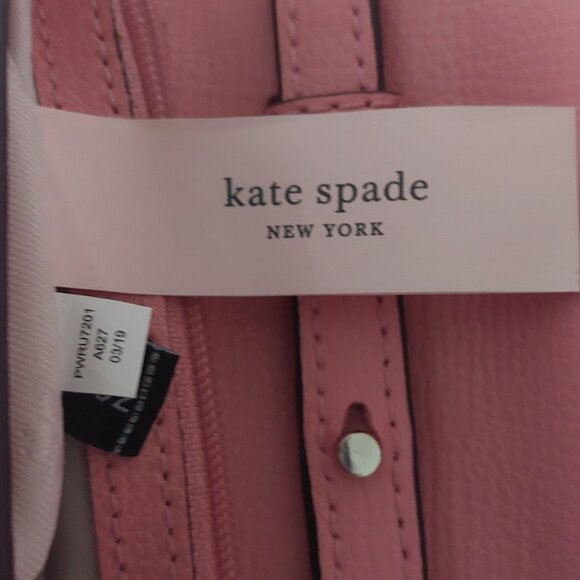 KATE SPADE New York Pink Leather Sylvia Chain Crossbody Bag - Picture 9 of 14